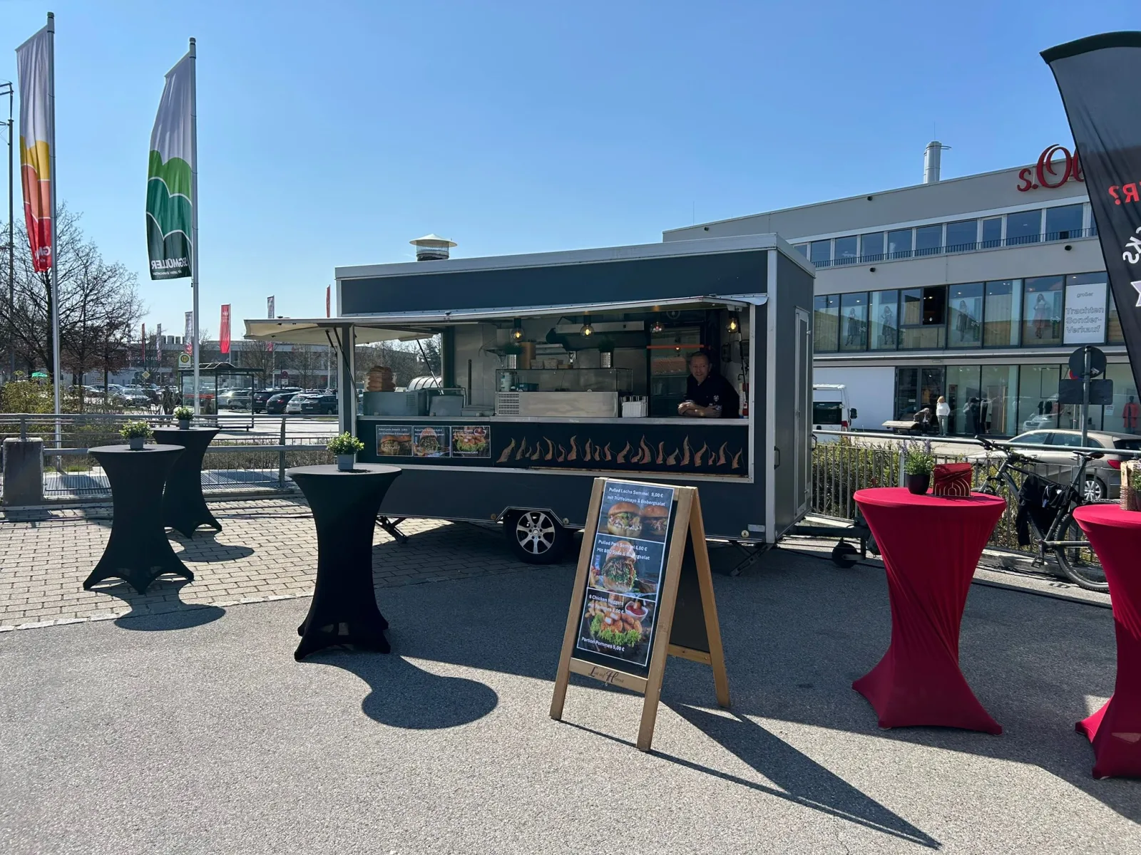 Leibspeis Foodtruck mit Showcooking auf dem Event